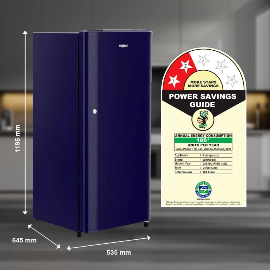 Whirlpool 184 L Refrigerator