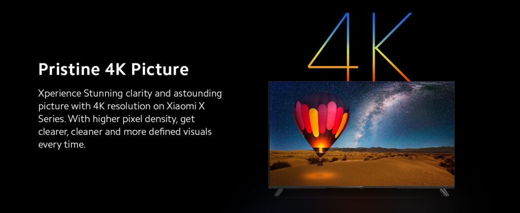 Mi 108 cm X Series 4K Ultra HD Smart Google TV