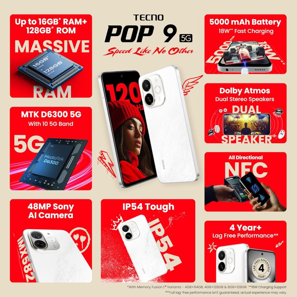 Tecno POP 9 5G Review